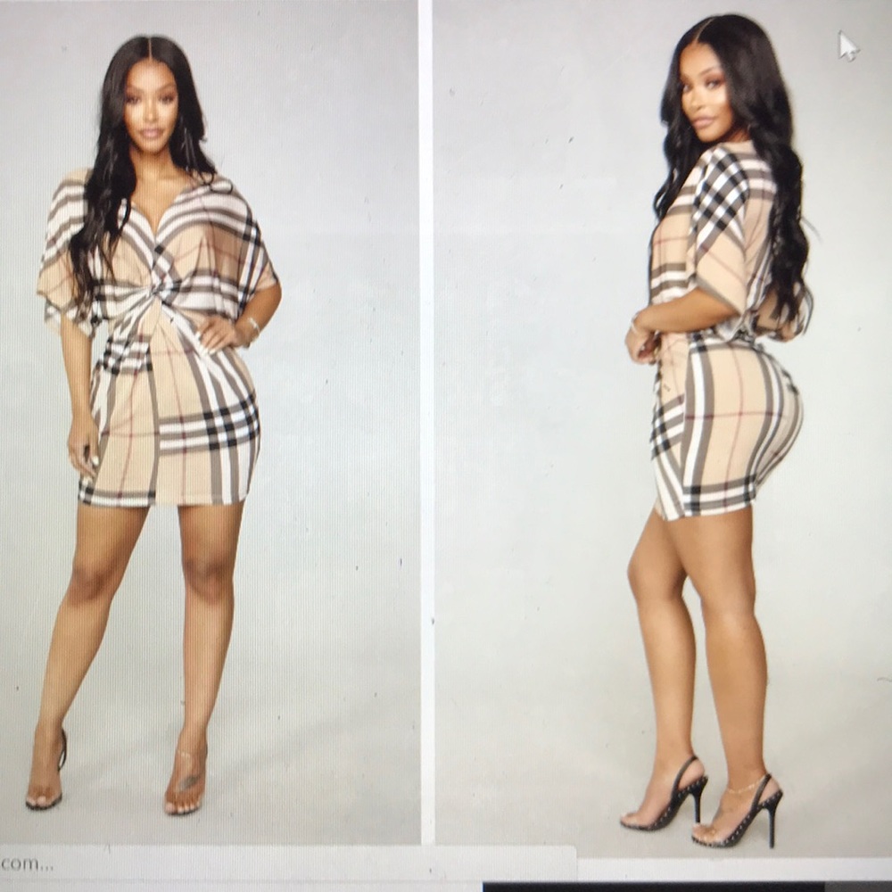 Fashion Nova Knot Who I Thought You Were Dress